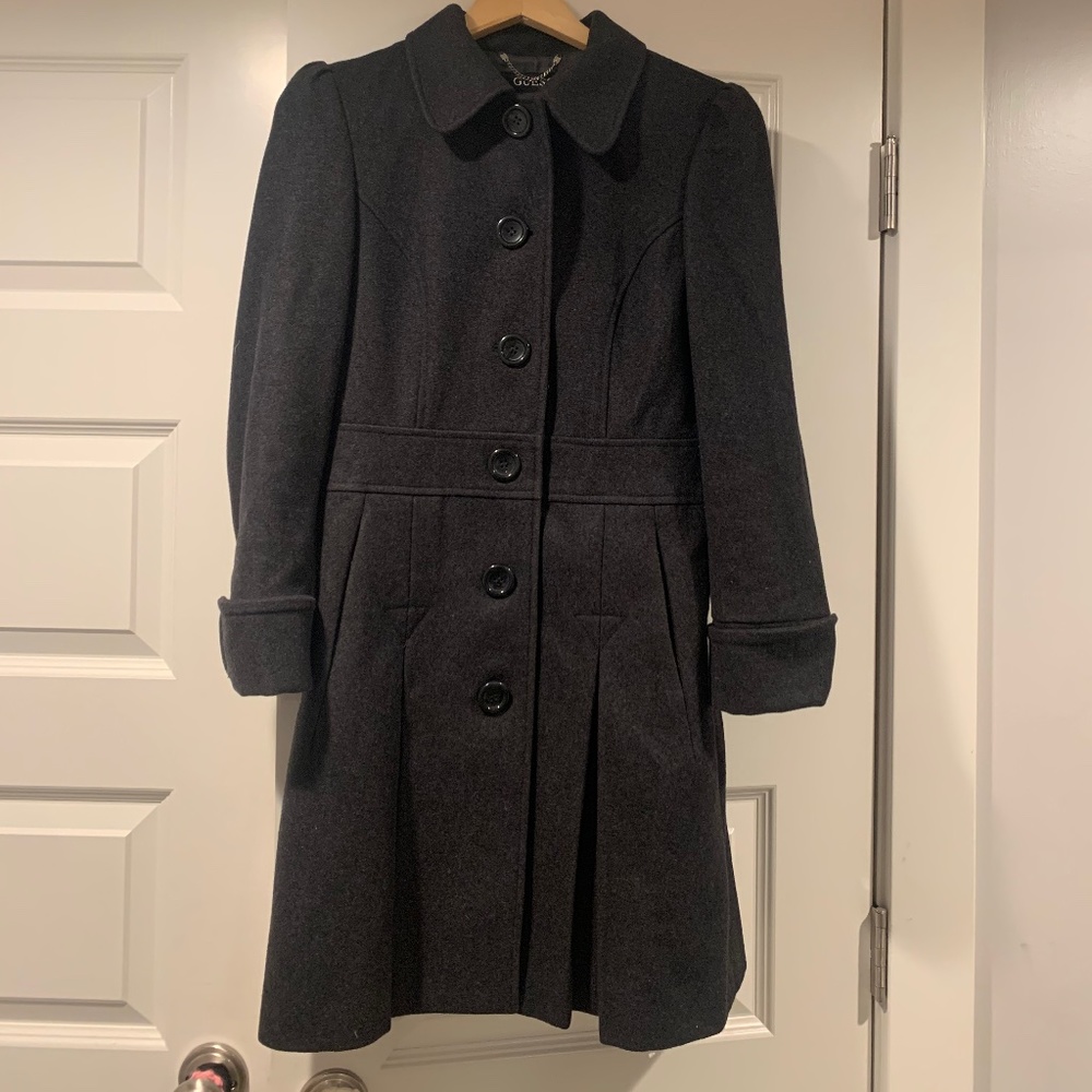 GUESS women’s petite pea coat